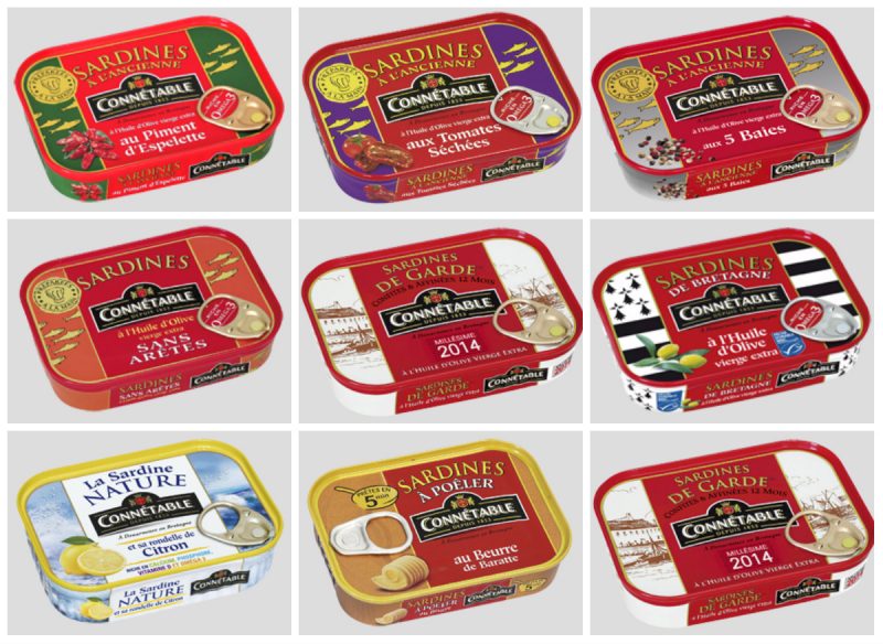 collage sardines